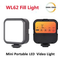 LED Video Lights 3000-7000K Mini LED Camera Light 1200mAh Rechargable LED Panel Lamp Photo Video Lighting for Youtube Tiktok