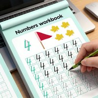 32 Pages Numbers Tracing Workbook 0-100 for Kids Ages 3-5 Preschool Math Learning