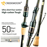 High Quality Baitcasting Rod Carbon Fiber Fishing Rods Ultralight Spinning Casting Surper Hard Travel Pole Ceramic Guides Tackle