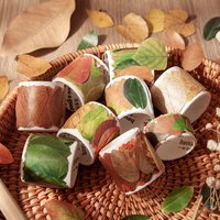 50pcs Vintage Plant Fallen Leaves Washi Tapes Stickers DIY Scrapbooking Decor Junk Journal Collage Stationery Craft Tapes