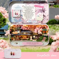 DIY Wood DollHouses Handmade Funny Box Theatre Miniature Box Cute Doll Houses Assemble Kits Gift Wooden Toys For Gifts
