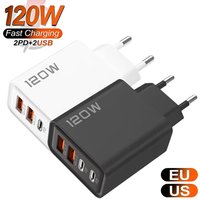 Ładowarka USB C PD z 4 portami, szybkie ładowanie 3.0, adapter do szybkiego ładowania telefonów iPhone 16 15 Samsung Xiaomi Huawei