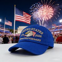 250th Anniversary Hat USA Patriotic Baseball Caps Eagle Embroidered Baseball Hats for Men Women 250 Year Anniversary Cap