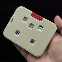 Novelty 5-hole Dice EDC Fidget Slider Single-sided Press Fidget Toy Plastic Stress Relief Toy ADHD Focus Toy Unique Gifts