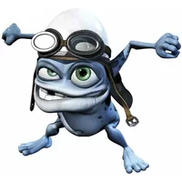 Car Stickers Motorcycle Decals Funny Crazy Frog Cartoon Decorative Accessories,to Cover Scratches Waterproof PVC 13cm