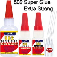 20/50g Large Capacity 502 Super Glue,Cyanoacrylate Adhesive, Instant Quick Drying Cyanoacrylate Adhesive, Leather, Rubber, Glass, Wood, Metal, Liquid Adhesive Tool Includes precision