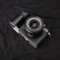 For Fuji X-S20 Case With Metal Base Handmade Genuine Leather Protective Case XS20 Half Case Vintage Leather Bag X S20 Camera Bag