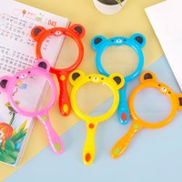 10 Stück tragbare Cartoon Lupe Kinder lernen Briefpapier Geschenk Geburtstags feier Souvenir zurück zur Schule Geschenk Preis Pinata