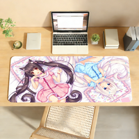 Anime N-Nekopara-N Mouse Pad Non-slip Locking Edge DeskMat PC Laptop Accessories Rubber Office Keyboard Large Game XXL carpet