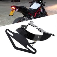 For SV650 2016-2021 SV650X 2017-2021 Motorcycle License Plate Holder Bracket Rear Tail Tidy Fender Eliminator Kit