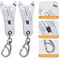 Nut Bolt Head Size Catcher Precise Bolt Size Finder Keychain Size Catcher Bolt Nut Identifier Gauge Gauge Precise Bolt Finder