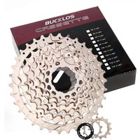 AliExpress BUCKLOS Bike Cassette 8/9 Speed Bicycle Freewheel 11-25T/28T/32T/34T/36T/40T Road Mountain Bike Cassette for HG Hub Bicycle Part