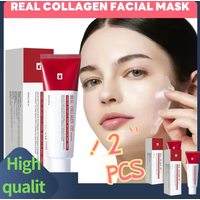 Real Collagen Fit Collagen Wrapping Mask Rejuvenation Moisturizing Korean Face Mask Make Glowy Skin Elasticity Facial Mask Care
