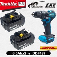 18V 6.0Ah Li-ion Replacement Battery For Makita LXT BL1830 BL1840 BL1850 BL1860 LED Indicator Fully Compatible Cordless Power To