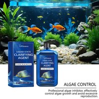 100ml Powerful Freshwater Aquarium Water Purification Clarifier - Clears Cloudy Fish Tank, Liquid State Clarifying Agent