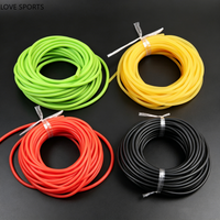 Diameter 2.5/3.0/3.5/4.0mm Solid Latex Rubber String 6 Times High Elastic Slingshots Band Fishing Anti-lost Lanyard Elastic Rope
