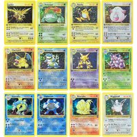 PTCG Proxy Cards Base Set 1/2 Single Foil Charizard Blastoise Pidgeot Hitmonchan Mewtwo Venusaur Zapods Gyarados Clefairy DIY