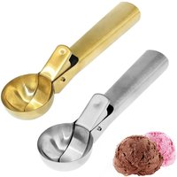 Stainless Steel Ice Cream Scoop, Multifunctional Ice Cream Baller, Ice Cream Fruit Scoop