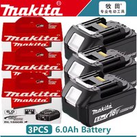 Original Makita 6Ah for Makita 18V Battery BL1830B BL1850B BL1850 BL1840 BL1860 BL1815 Replacement Lithium 18v Battery