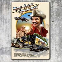 1w,Smokey and the Bandit Movie Metal Poster Tin Sign - 20x30cm Plate-aluminum