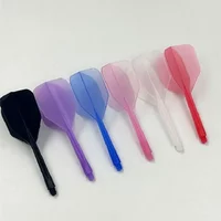3PCS 2BA Tooth Dart Wing Set Transparent Dart Tail One-Piece Durable Fall Resistance Blade Darts Plastic Entertainment Toys
