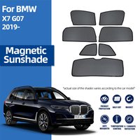 For BMW X7 G07 2019-2024 Magnetic Car Sunshade Shield Front Windshield Curtain Rear Side Baby Window Sun Shade Visor