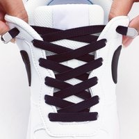 8MM Flat Elastic Laces Sneakers No Tie Shoelaces for Shoes Kids Adult Quick Lace Lazy Rubber Sports Shoestring Shoe Accessories