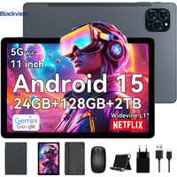 T90 Android 16 Tablet with Keyboard and Pen - Tablet 11 Inches, 1920x1200 FHD+, 24GB RAM + 128GB ROM/2TB TF, Octa-Core, 8000mAh