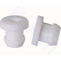 1/5Pcs White Snap-on Wiring Grommets Silicone Rubber End Caps Bung Through Hole Inserts Plug Protect Cable 4.5mm-50.6mm