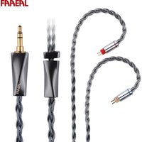 FAAEAL Earphone Replacement Cable With 0.78mm/QDC/S/C Pin Upgrade Headphone Line For TANGZU WANER KZ Castor D-Fi BLON BL03 TRN