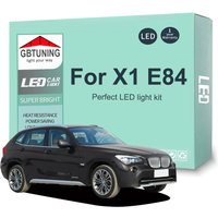 16Pcs Car Accessories For BMW X1 E84 2009 2010 2011 2012 2013 2014 2015 Canbus Vehicle Map License Plate LED Interior Light Bulb