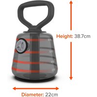 Adjustable Transparent PVC Water-Filled Kettlebell 8kg 16kg Eco-friendly Strength Training Portable Home Gym Equipment