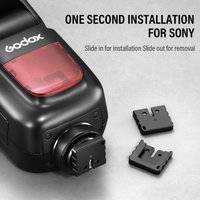 Soonpho Mini Flash Microphone Hot Shoes Cover Suitable for Godox V860 V860IIIS V1 X2T-S Sony Flash