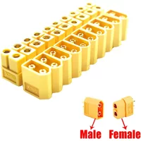 Wholesale 10PCS XT90 XT60 XT-60 XT30 T Plug Male Female Bullet Connectors Plugs For RC Lipo Battery Rc Drone Airplane Car Boat