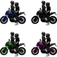 2D Flat Personalized Motorcycle Couple Acrylic Keychain Bag Charm Backpack Pendant Key Ring for Motorcycle Enthusiasts Gift
