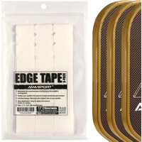 AMASPORT Pickleball Paddle Protection Tape Transparent 3 Pack Edge Protection Tapes 25mm , 28mm Width Perfectly Fits Curved Edge