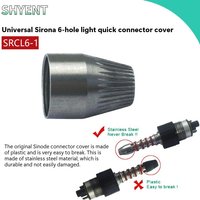 Dental Optical Fiber 6-pole Quick Connector Cover Cap for Sirona Coupler TP-SRCL6-1 Dental Accessories Stainless Steel
