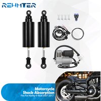 Motorcycle Rear Air Suspension Kit Adjustable Shock Absorbers Air Ride Shock System For Harley V-Rod 2007-17 Muscle Night VRSCR