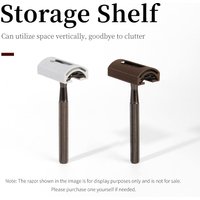 Shaver Protective Case, Can Hold Blades and Razors, Portable Travel Storage Case, Suitable for Business Trips, Made of Pla Material, Rust-Proof, Bathroom Storage
