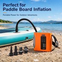 SIHAO Outdoor Wireless Air Pump Portable Electric MINI Inflatable Pumps with Inflatable Deflate for Beds Mats Swimming Ring
