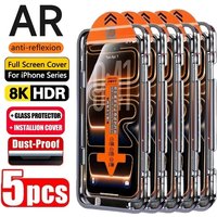 1-5 SZT. Łatwa w montażu folia ochronna HD na ekran do iPhone 17 Pro Max 15 16 13 11 14 16e 12 Mini XR X Xs 7 8 Plus Air, szkło hartowane