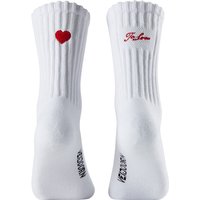 Casual Socks with Heart Pattern 'To Love' Embroidery Cute Comfortable Breathable Daily Wear