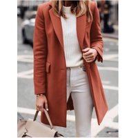 Women's Wool Blends Coats Outerwears Winter Women Trench Coat Warm With Lined Streetwear Jackets Femela New in Coats