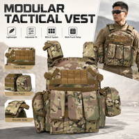 AliExpress NONE Tactical Molle Chest Rig Vest Camouflage Multi Pocket Adjustable Harness Waistcoat for Men Women Outdoor Cycling Hunting Gear
