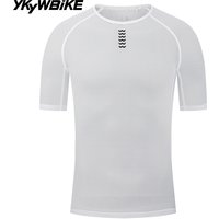 YKYWBIKE Bike Cycling Base Layers Short Sleeve Shir Pro Cool Mesh Superlight Bicycle Breathable Cycling Jerseys Cycling Clothin