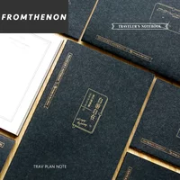 Fromthenon Black Travelers Notebook Refill Standard Passport Size Traveler Journal Diary Planner Replacement Refill Supplies