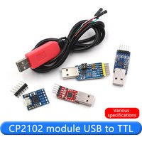 1pcs CP2102 module USB to TTL upgrade board UBS to serial port STC microcontroller download flash six in one UART