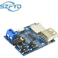 MP3 Non-Destructive Decoder Board - Built-in Amplifier for TF Card & USB Disk - Audio Player Module