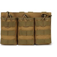 Training triple item bag, field vest, Molle accessory bag, miscellaneous bag, AK M4 storage bag, walkie talkie bag