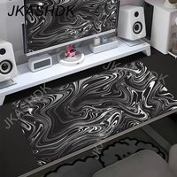Strata Liquid Large Mouse Pad Gaming Accessories Topographic Table Mat Black Carpet Gray 100x50cm Custom Pc Mausepad Deskmat